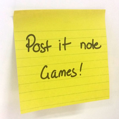Post It Note Games